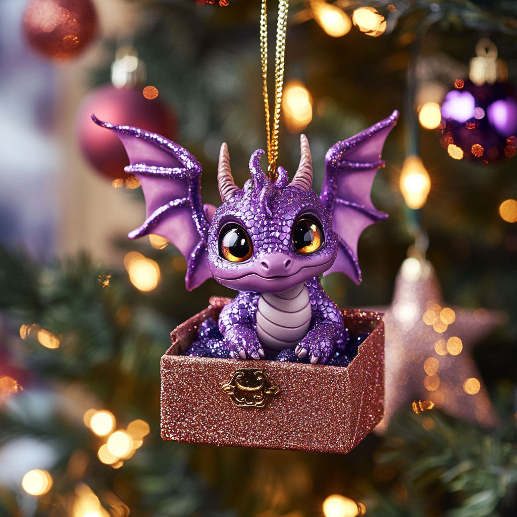 Dragon Star Gift WN0412025CL Christmas Ornament