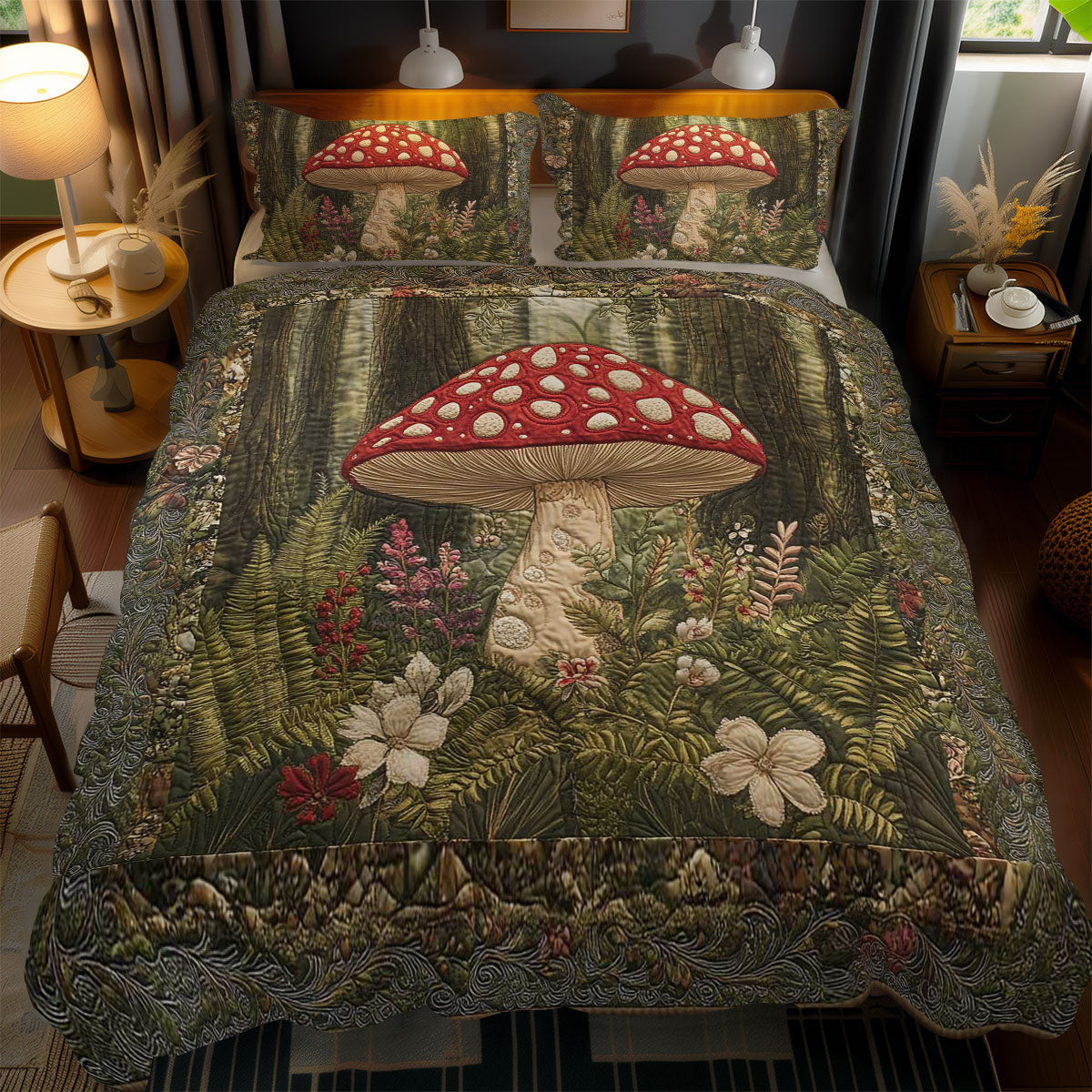 Enchanted Mushroom WN1303144CL Duvet Cover Set