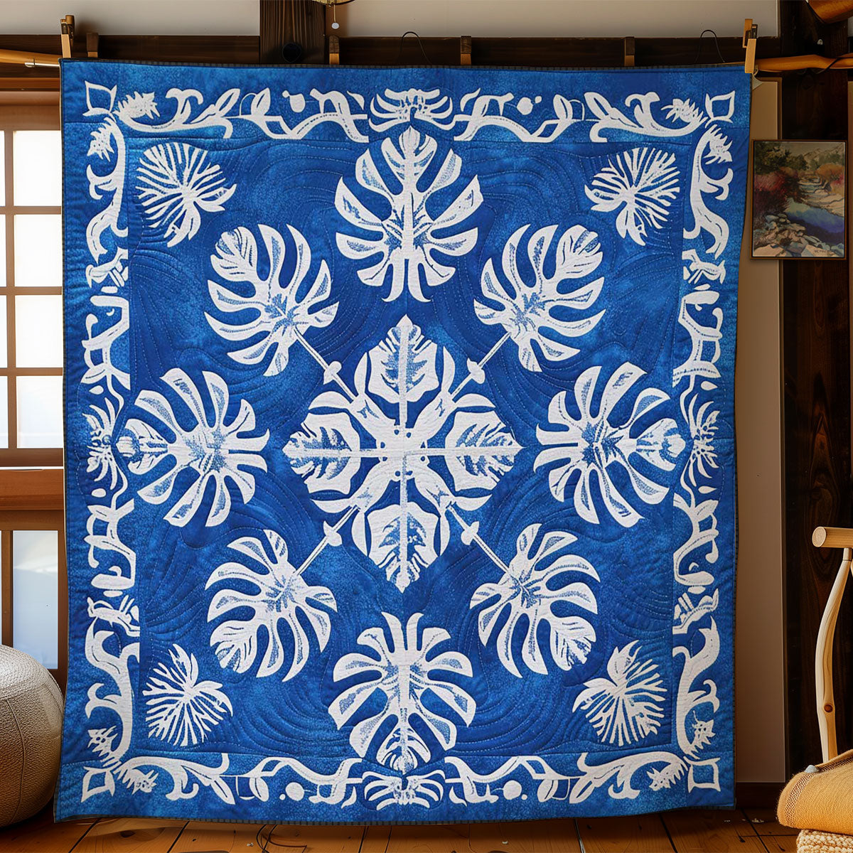 Hawaiian Monstera WN1303025CL Quilt