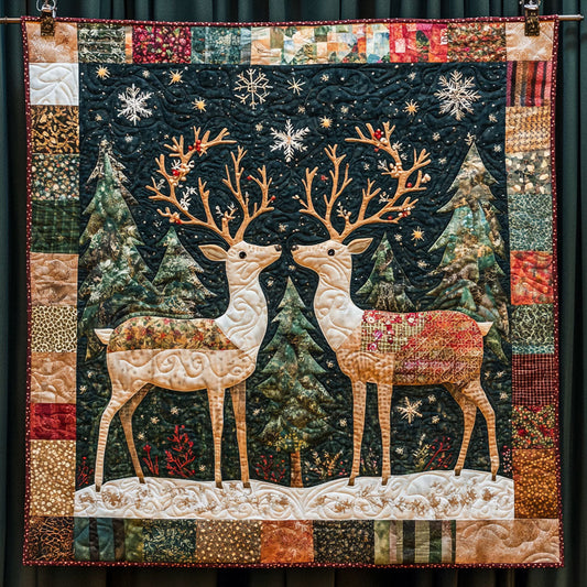 Christmas Deer WJ2907022CL Quilt