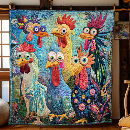 Goofy Chicken Funny WN2602042CL Quilt