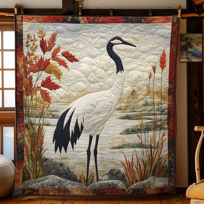 Majestic Crane WN0502034CL Quilt