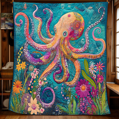 Joyful Octopus WP0603025CL Quilt