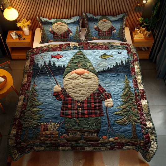 Fishing Gnome Adventure WN0901070CL Duvet Cover Set