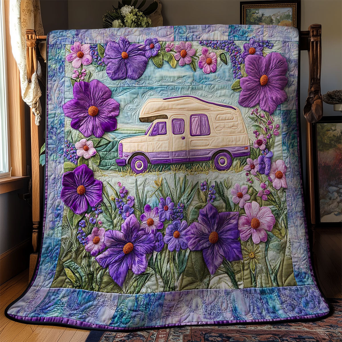 Floral Camper WN1401002CL Quilt