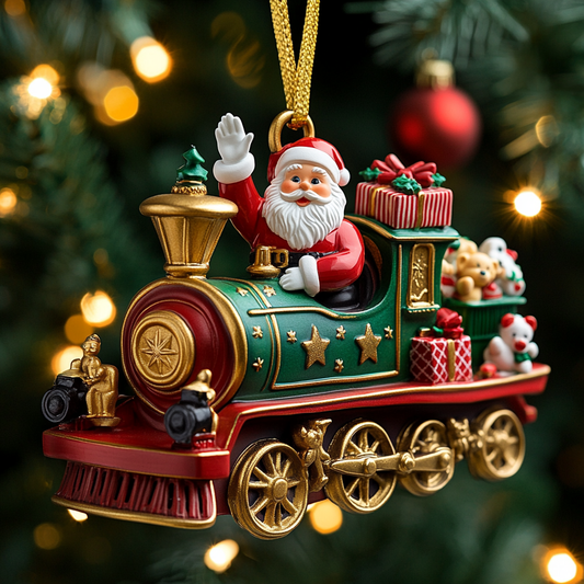 Gift Locomotive CP2811158CL Christmas Ornament