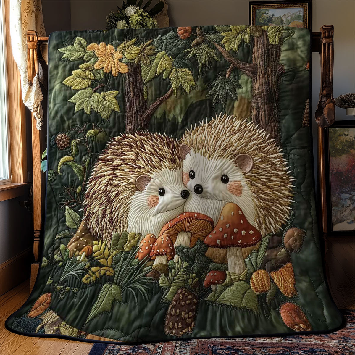 Hedgehog Hideaway WN1203039CL Quilt