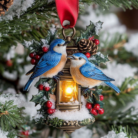 Snow Melody Bluebird WN2710059CL Christmas Ornament