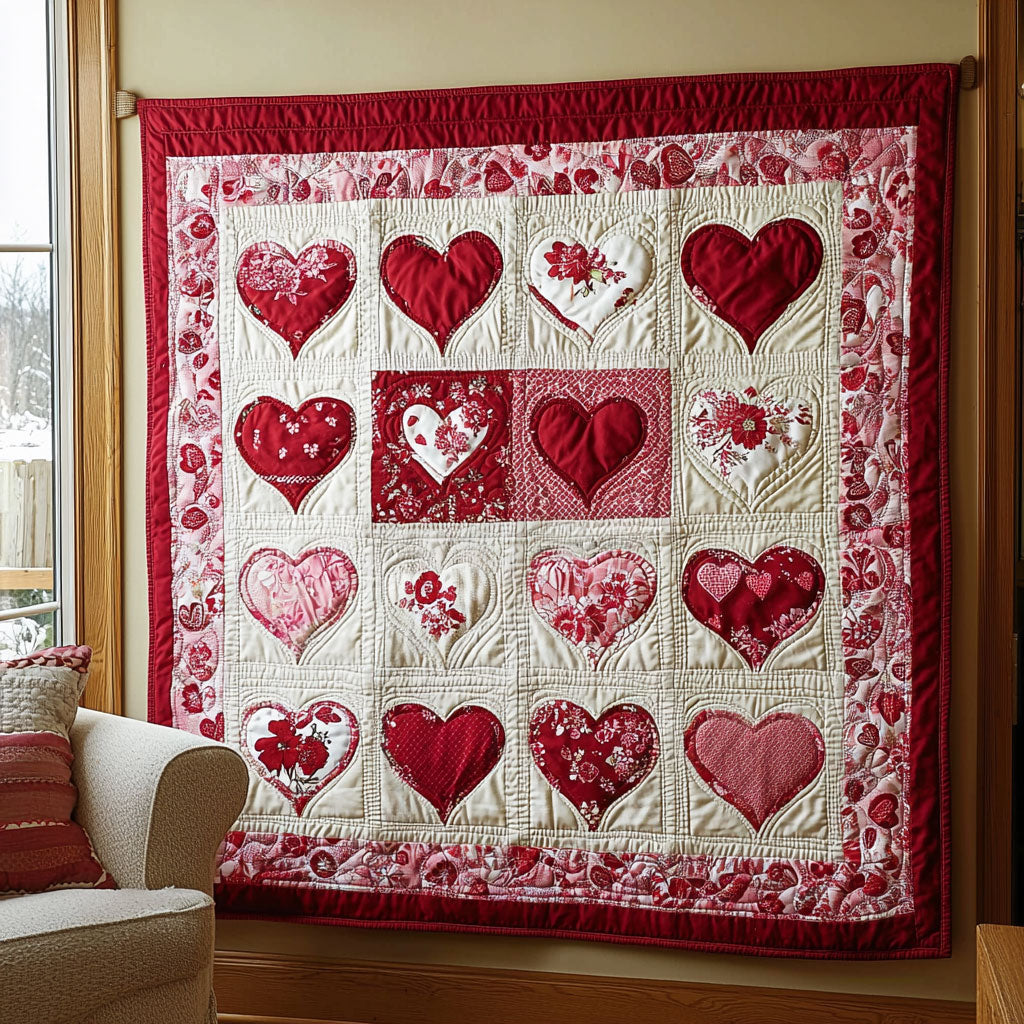 Heart Of Love QA1301010CL Quilt