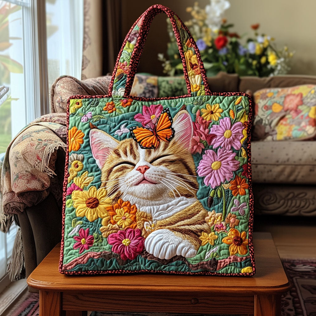 Soft Dreams Kitty KL1912001CL Quilted Tote Bag