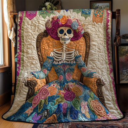 Elegant Skeleton Lady WN0703038CL Quilt