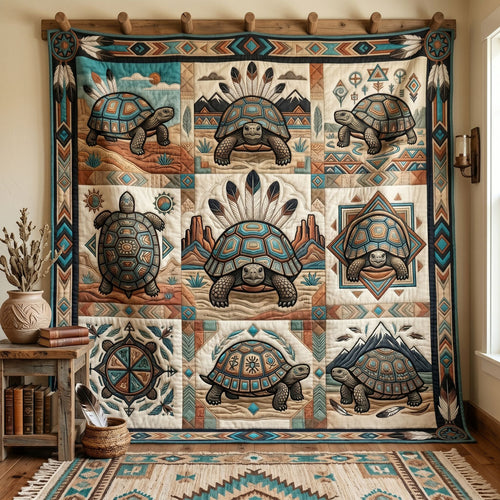 Sacred Tortoise Spirits WN0906010CL Quilt