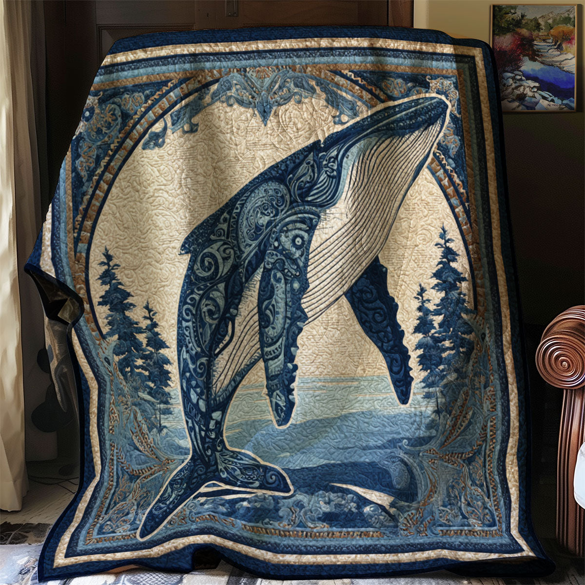 Ancestor Ocean Spirit WJ1001046CL Quilt