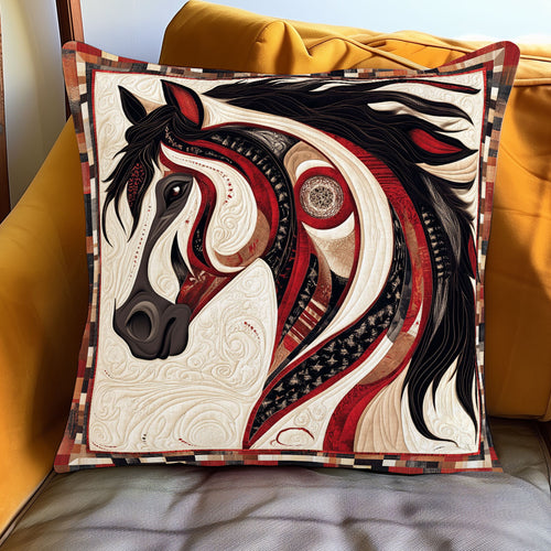 Ancestral Horse Form WJ0801089CL Quilt Pillow Case