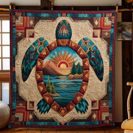 Ancestral Shell Vision WJ1001036CL Quilt