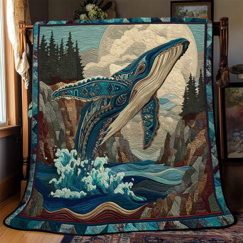 Ancestral Whale Path WJ1001047CL Quilt