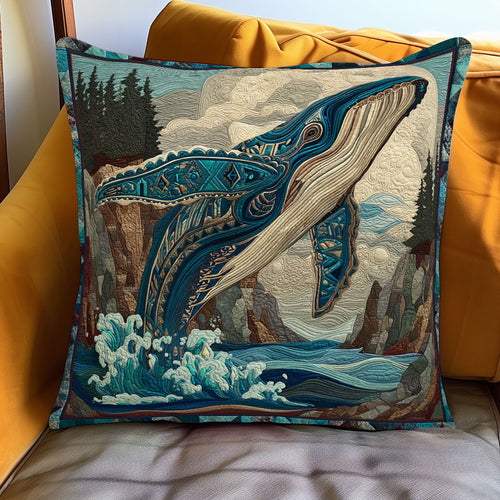 Ancestral Whale Path WJ1001101CL Quilt Pillow Case