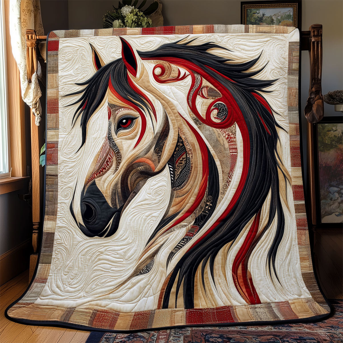 Ancient Horse Vision WJ0801030CL Quilt