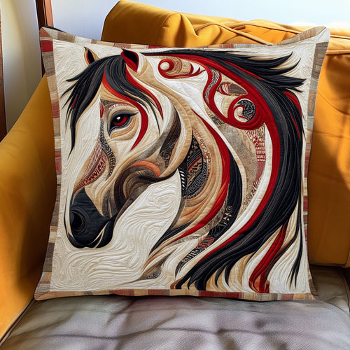 Ancient Horse Vision WJ0801090CL Quilt Pillow Case