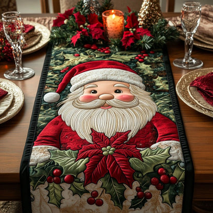 Christmas Santa XR1710006CL Quilted Table Runner
