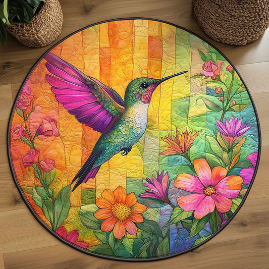 Hummingbird Horizon WJ1406043CL Quilted Round Mat