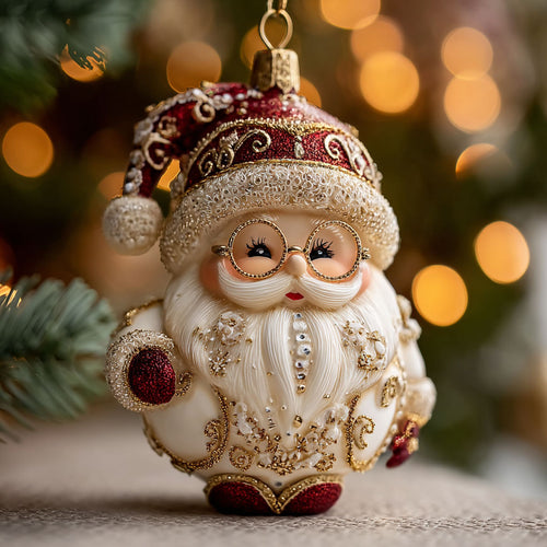 Santa Claus Jewel Coat WN0912057CL Christmas Ornament