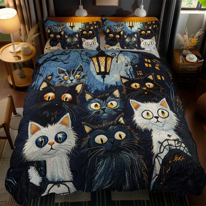 Midnight Cat Tales WN1203115CL Duvet Cover Set