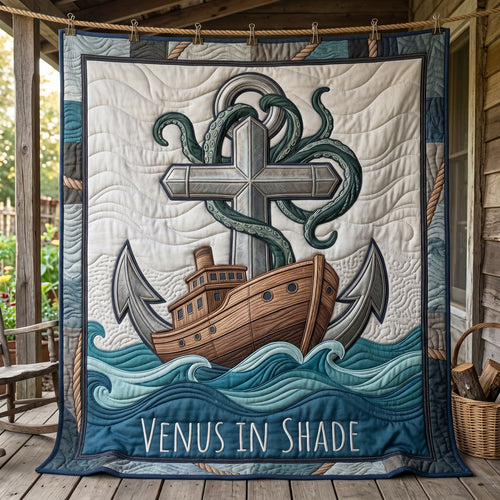 Nautical Leviathan Faith WN2904009CL Quilt