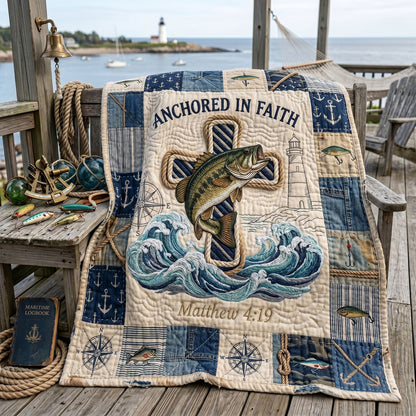 Anchored In Faith Bass WN2205002CL Quilt