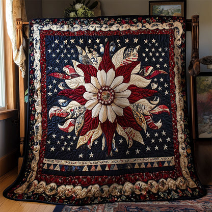 Heritage Flower WN0702015CL Quilt