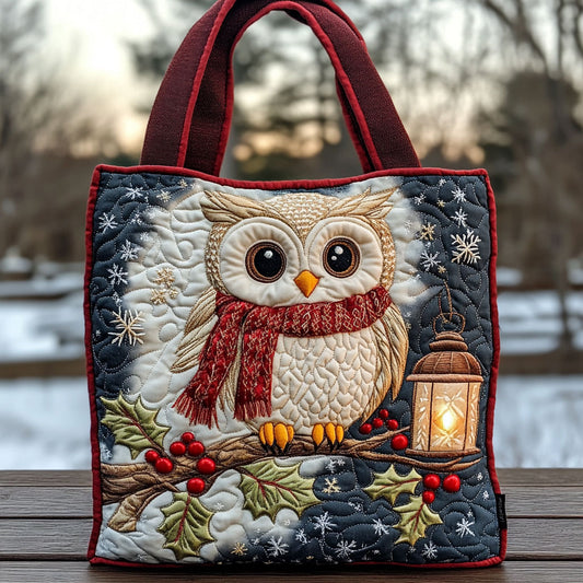 Winter Perch CP3010046CL Quilted Tote Bag