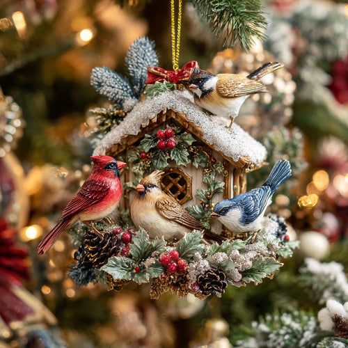Bird Nest CW0412074CL Christmas Ornament