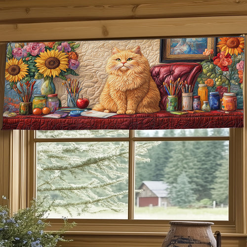 Golden Whiskers Lounge WJ1706016CL Quilted Valance