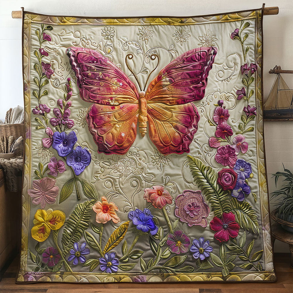 Garden Butterfly WN1201029CL Quilt