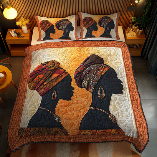 Elegant African Woman WN0703079CL Duvet Cover Set