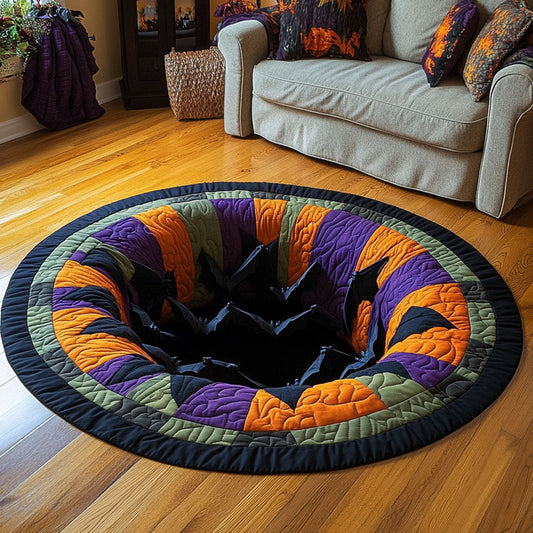 Dark Descent CP0410005CL Quilted Round Mat