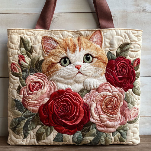 Garden Kitty CP0312049CL Quilted Tote Bag