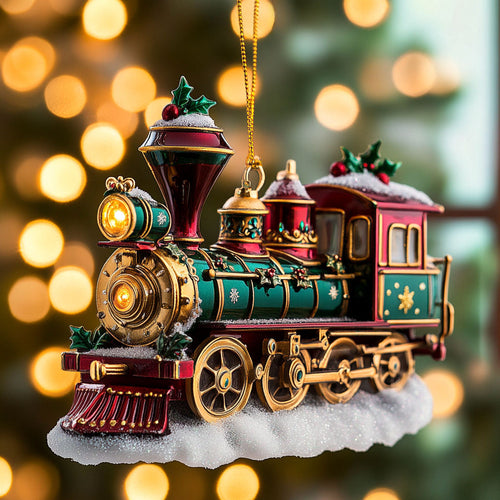 Winter Train WN2611030CL Christmas Ornament