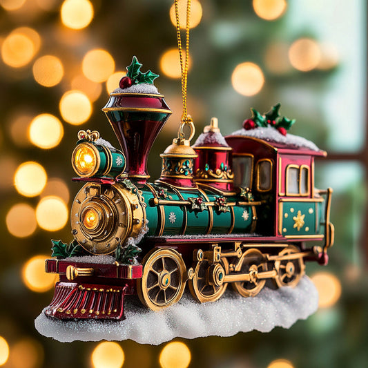 Winter Train WN2611030CL Christmas Ornament