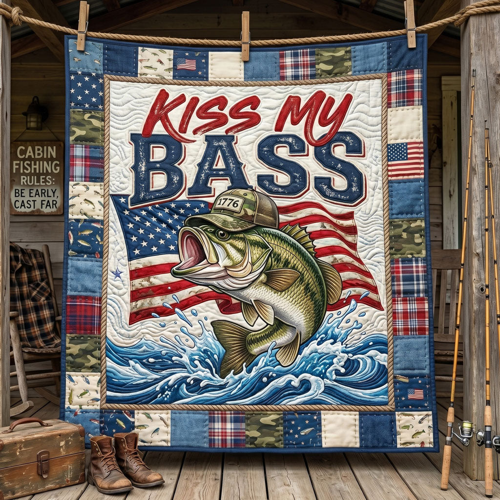 Kiss My Bass WN3005002CL Quilt