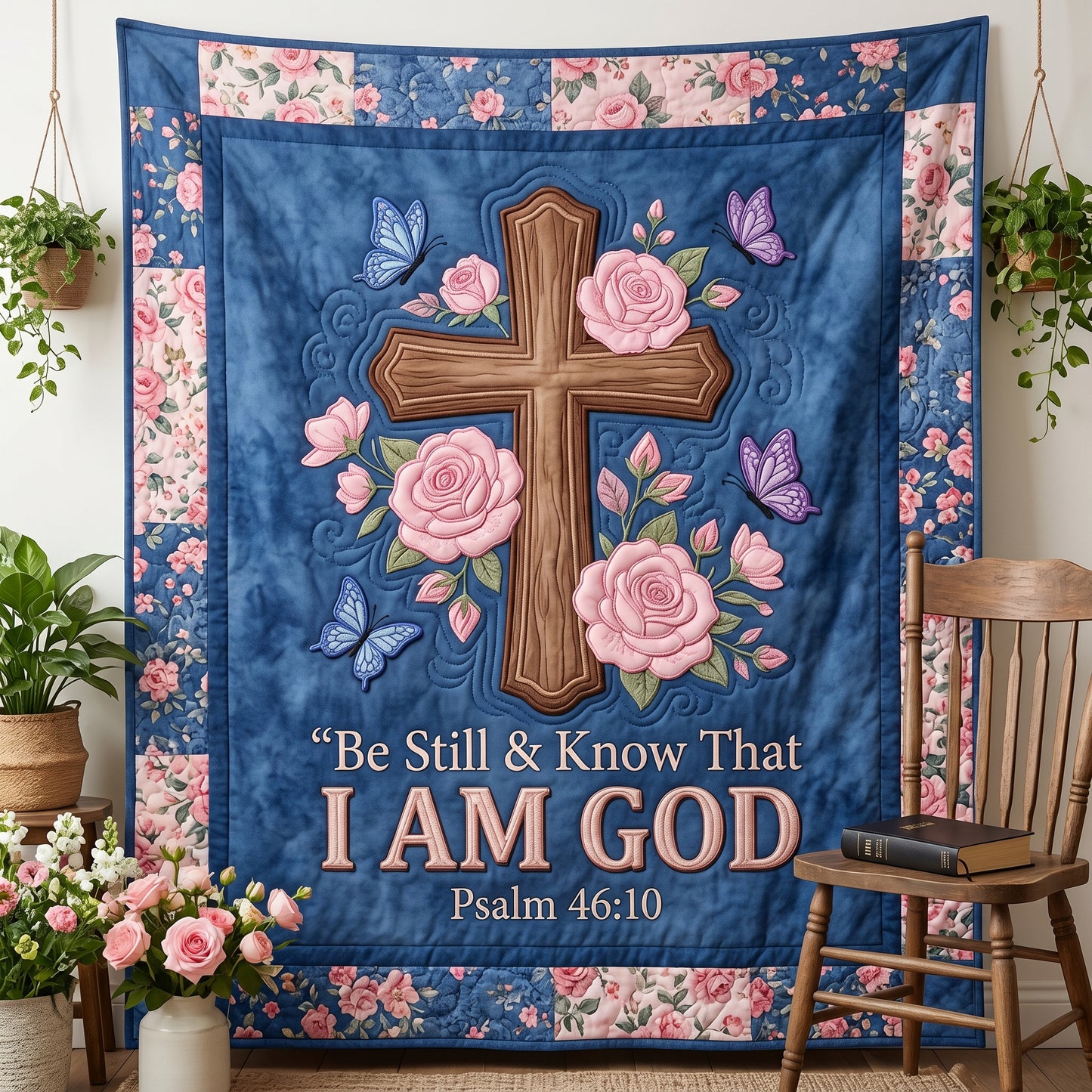 Be Still And Know That I Am God XR2004004CL Quilt