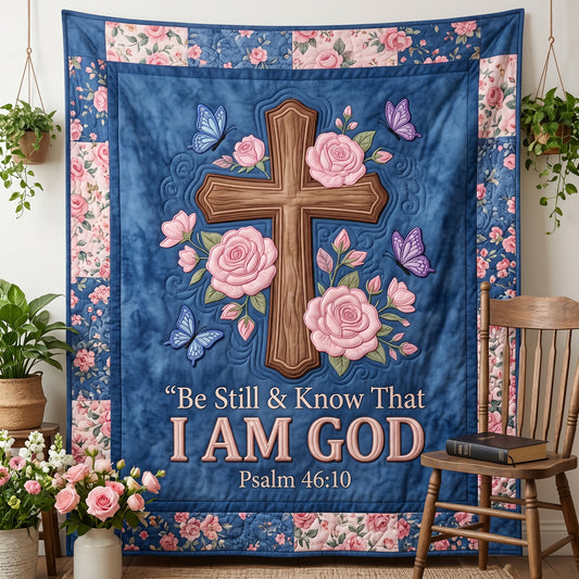 Be Still And Know That I Am God XR2004004CL Quilt