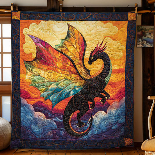 Rainbow Wings Dragon WN1702050CL Quilt