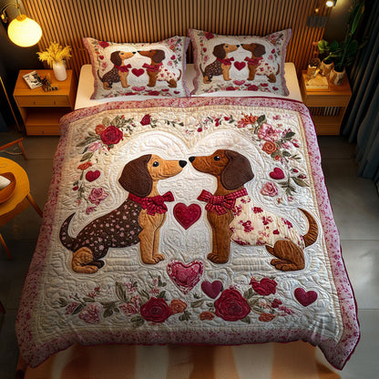 Love Dachshund WN2602072CL Duvet Cover Set