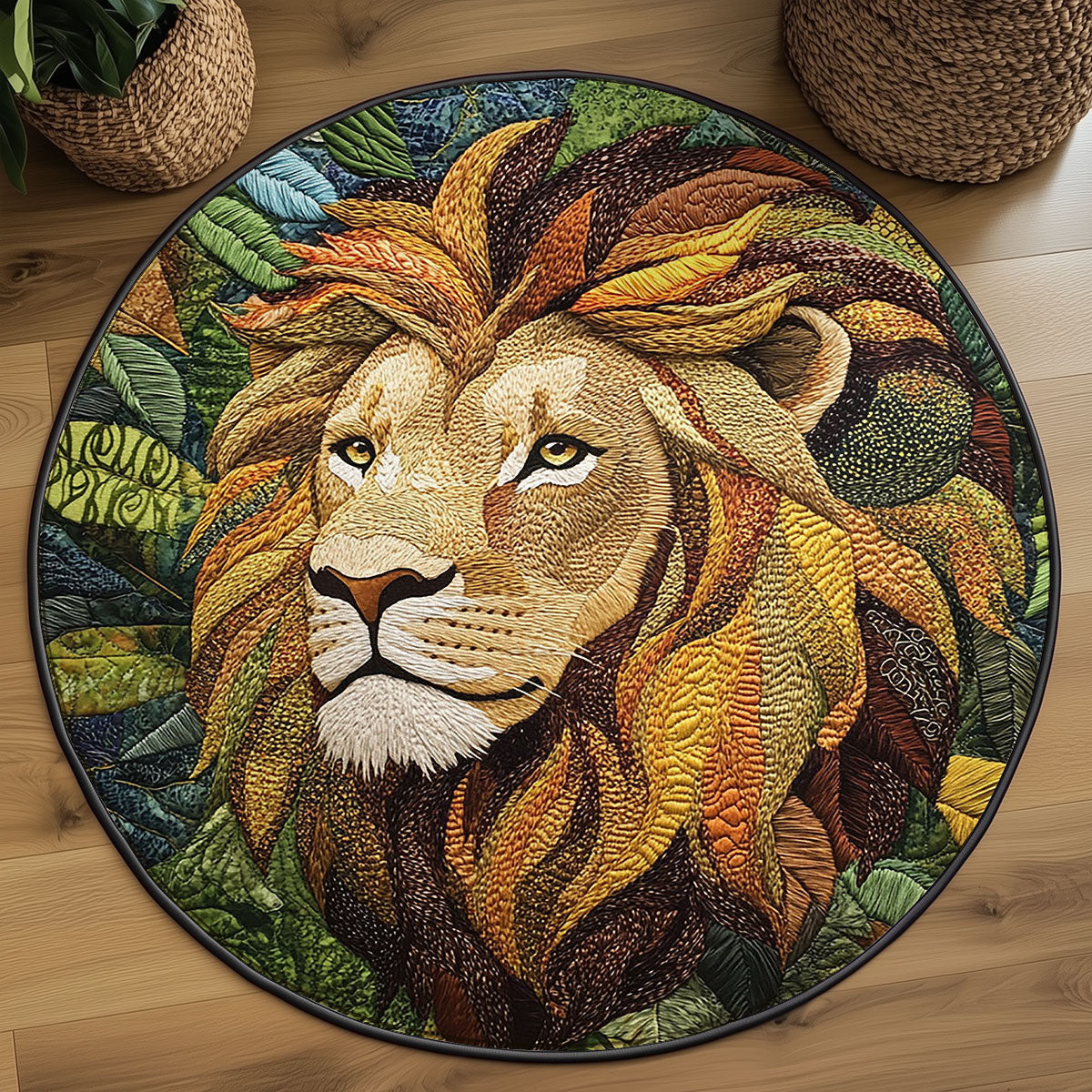 Regal Guardian WJ1106045CL Quilted Round Mat