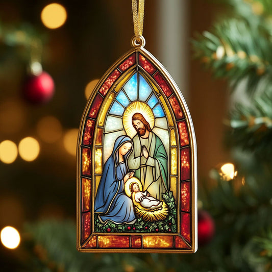 Sacred Scene CP0412098CL Christmas Ornament