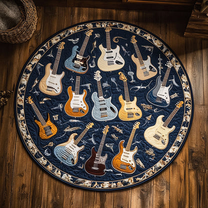 Guitar Muse WN0407114CL Quilted Round Mat