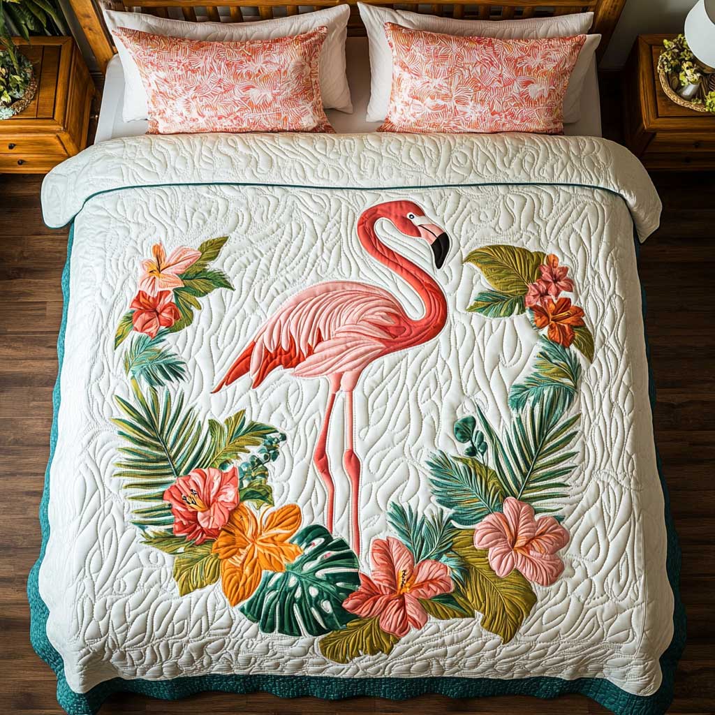 Tropical Flamingo WP1601014CL Duvet Cover Set