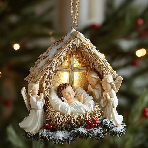 Sacred Birth CP0412090CL Christmas Ornament