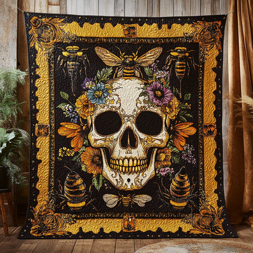Gold Skull WN2309044CL Quilt